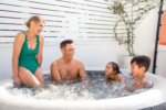 28440 Џакузи Greywood Deluxe Round Bubble SPA за 4 лица - 196 × 71 cm - Image 4